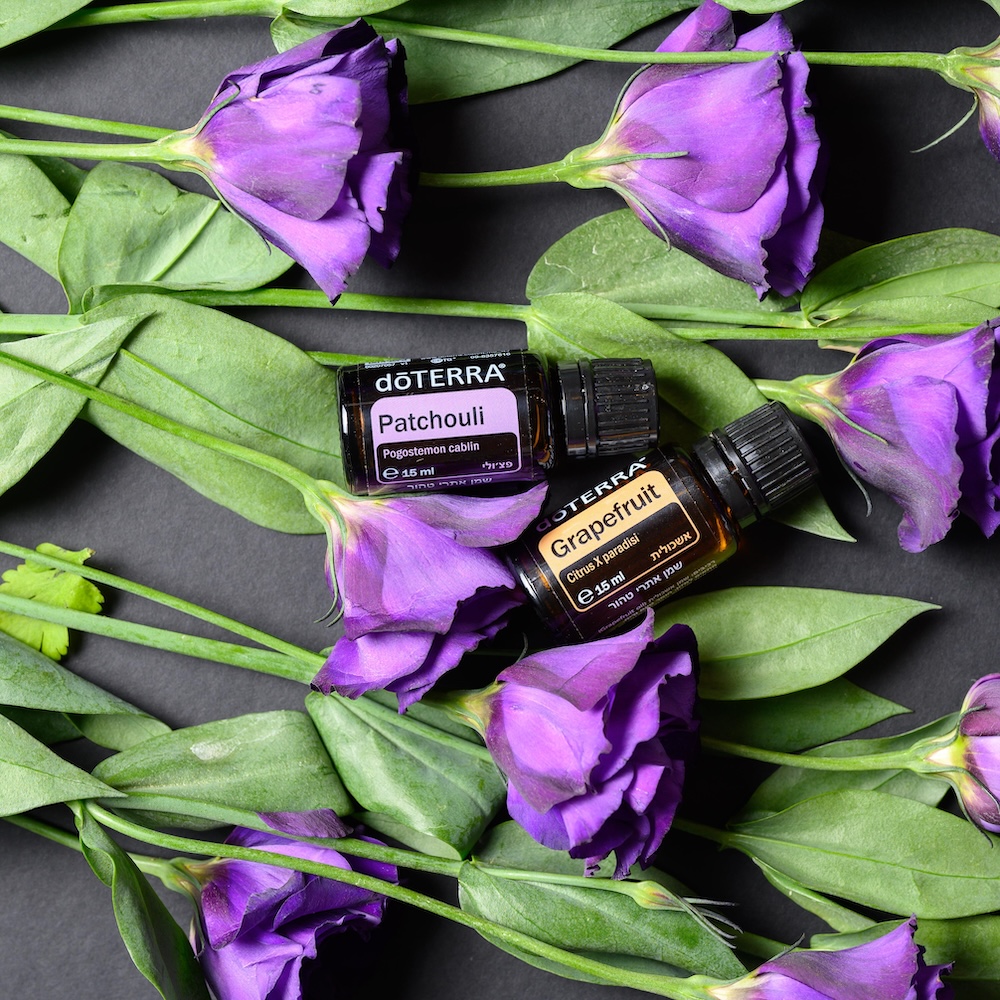 שמן פצ׳ולי דוטרה בחבילה עם שמן אשכוליות